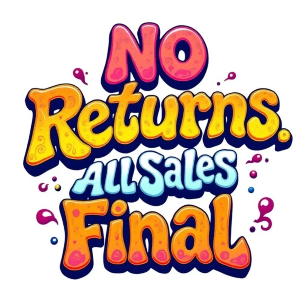 NO RETURNS| NO EXCHANGE! SALE IS FINAL!!!